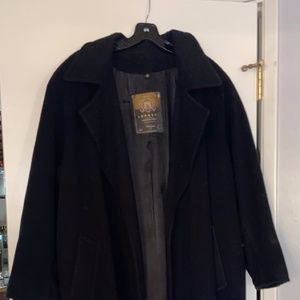 Black Wool Coat from Express